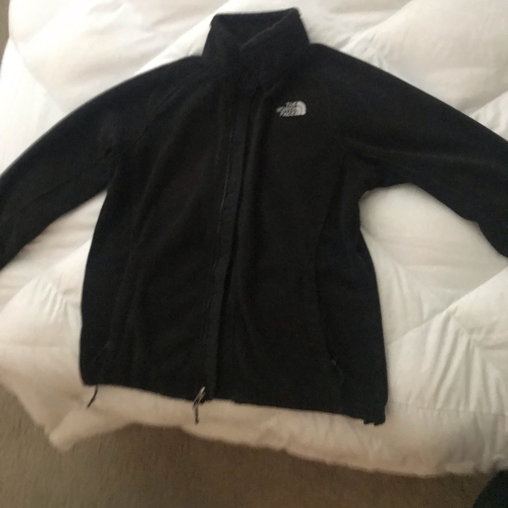North Face Black fleece jacket